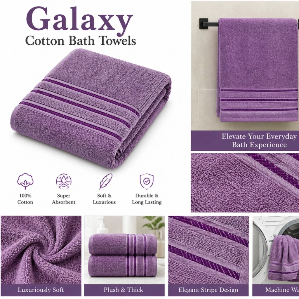 GALAXY BATH TOWELS