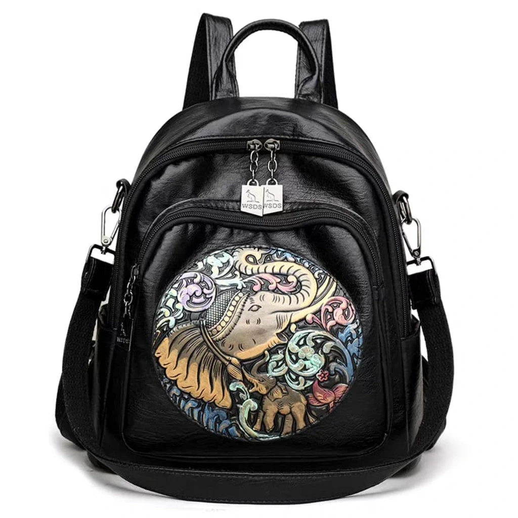 New lmported Premium Quality Very Beautiful Elephant Printed Backpack