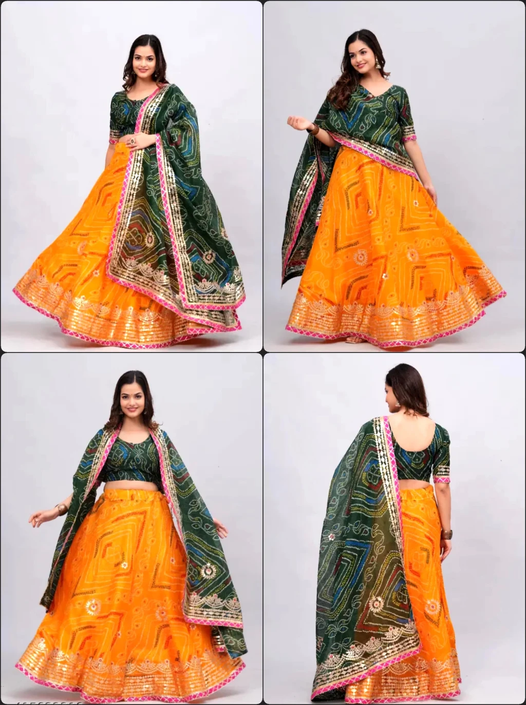 Launching new rajsthani lehnga chunni pink