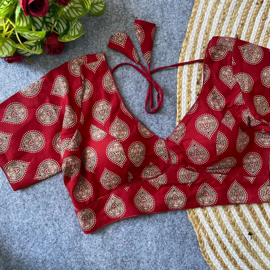 Ajrak Sabyasachi Blouse.