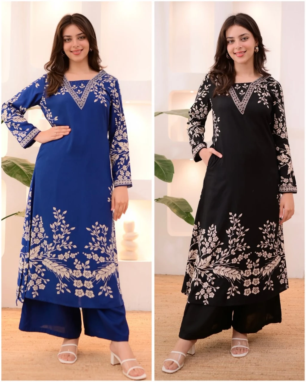 NEW LAUNCHING  2 PIECE RAYON SUIT SET