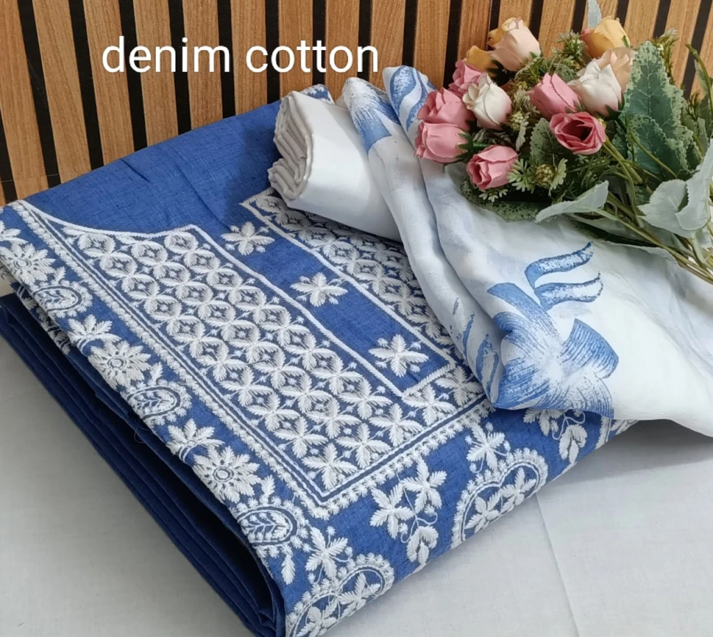 denim cotton Nack work