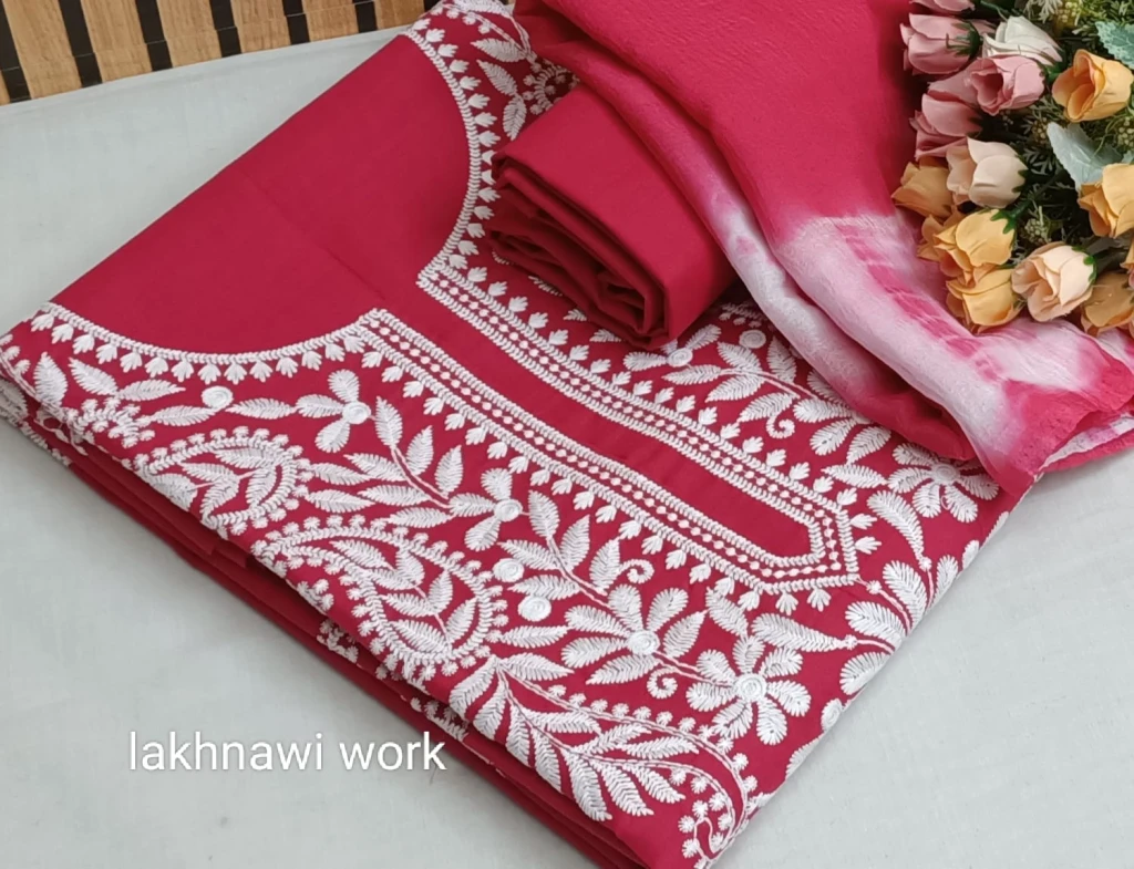 cotton lakhnawi work