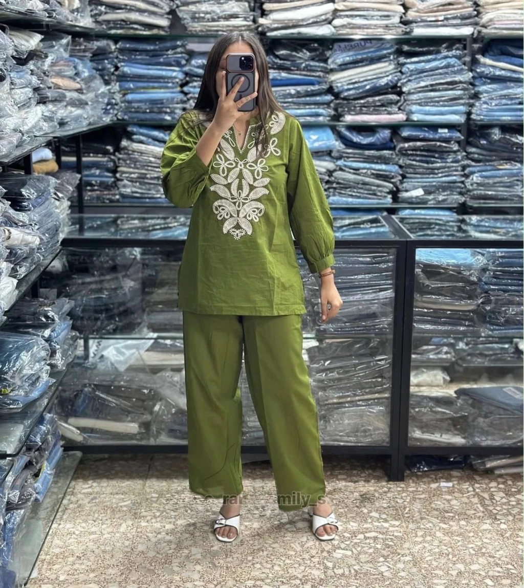 Designer Co-Ord Set with Heavy Embroidery Work
