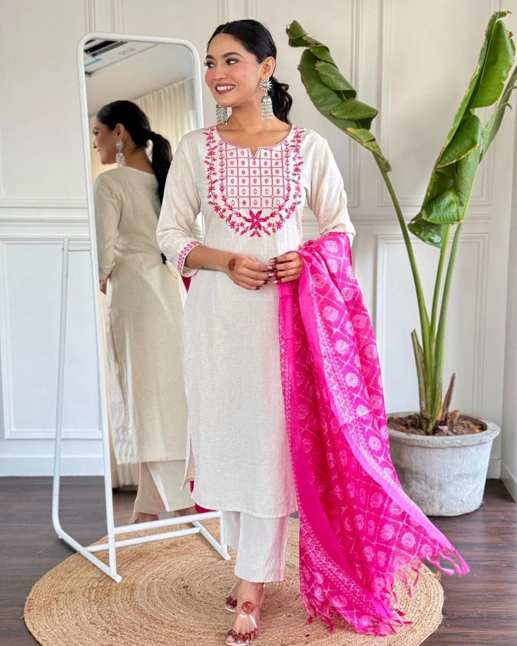 New Designers Kurti Pent Dupatta Set