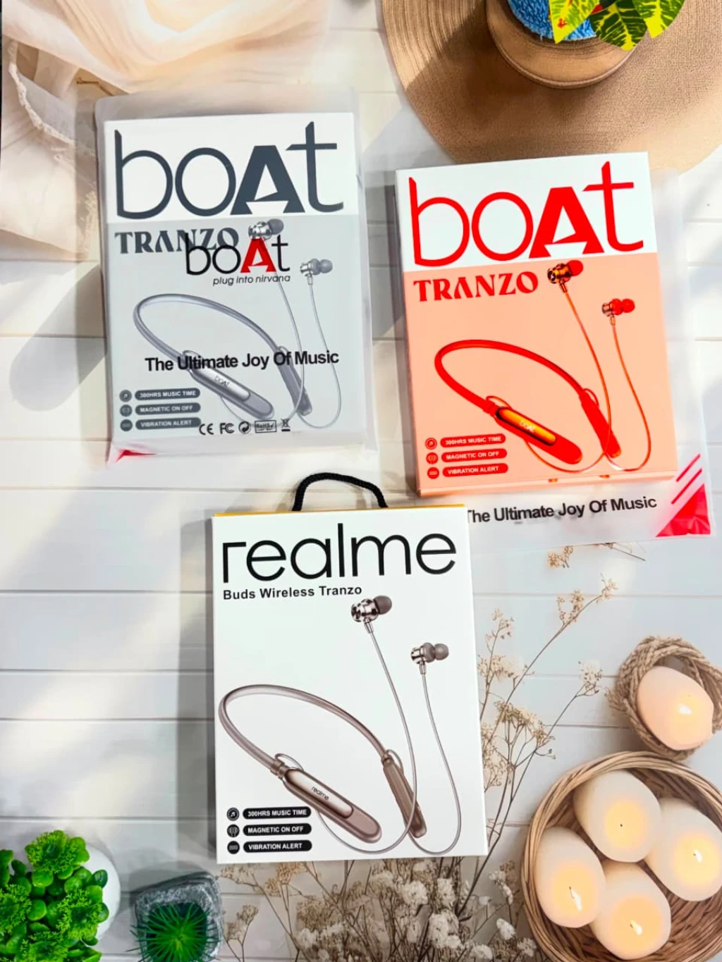 Boat, realme Tranzo