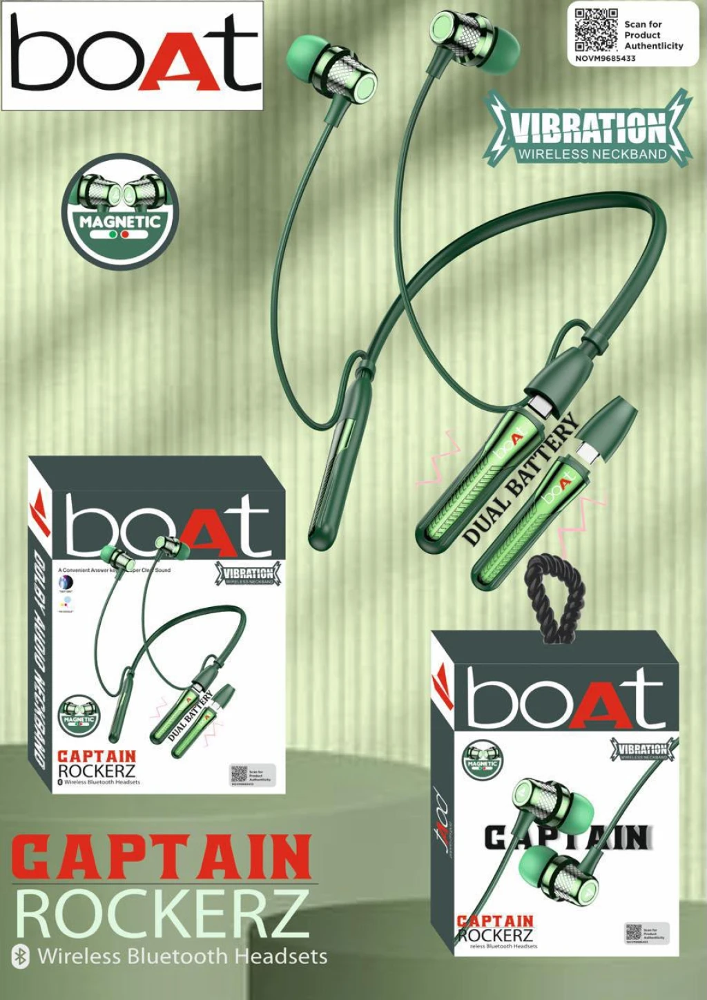 Boat Captain Doul battery neckband