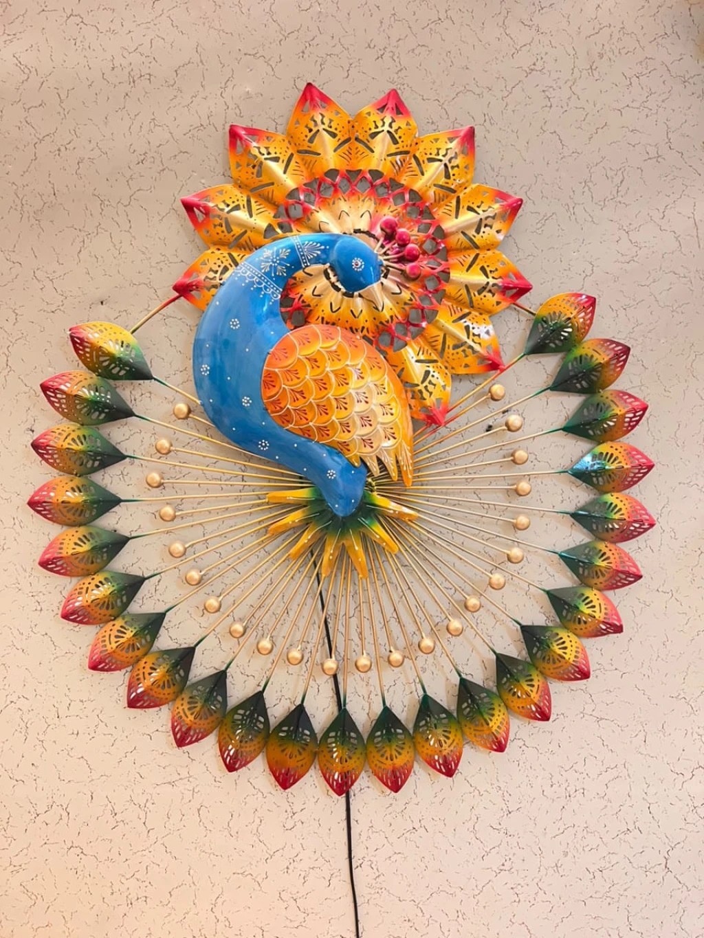 Peacock led light Decoration wall